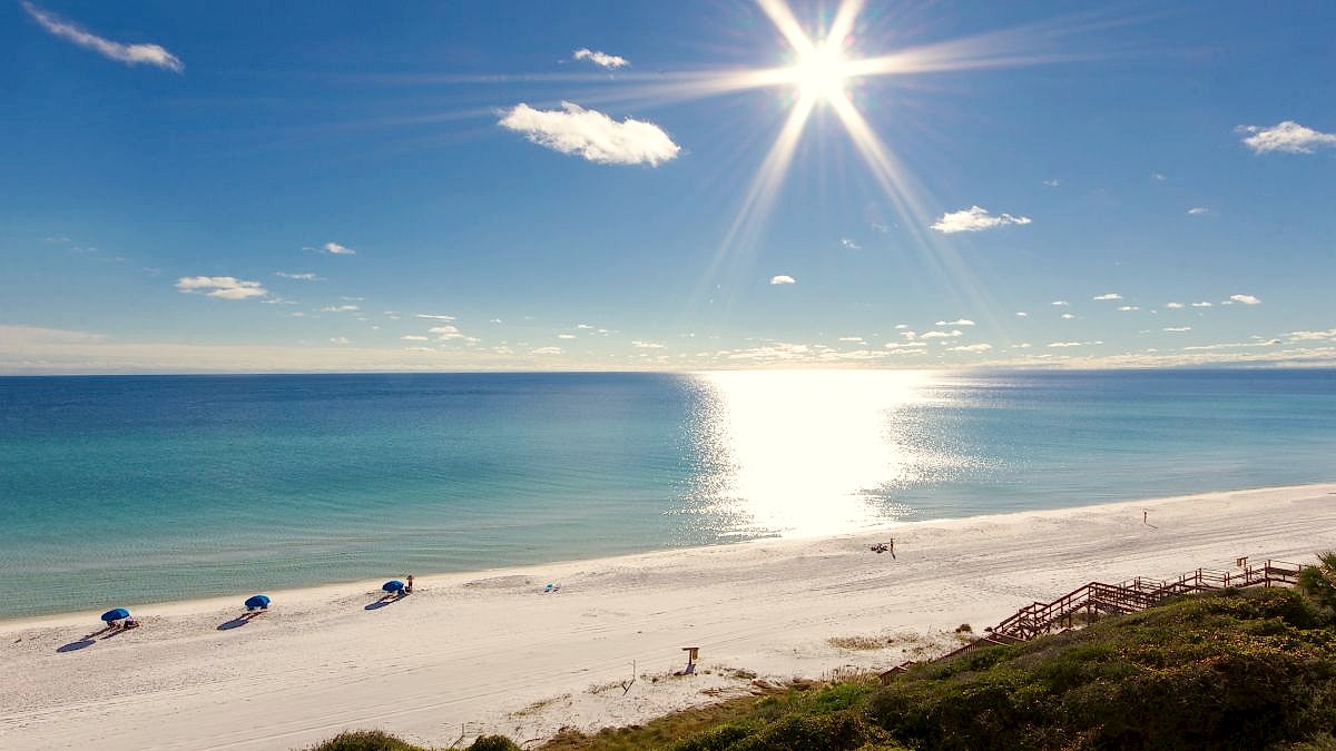 30A beach — Deer Lake State Park